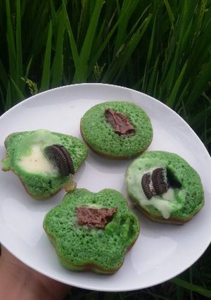 Foto resep Kue cubit pandan
