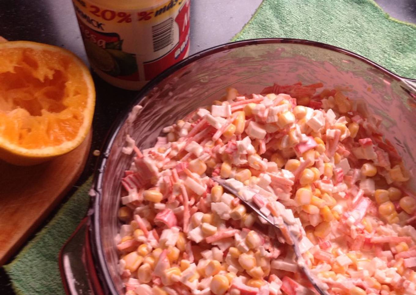 Ensalada rápida de surimi