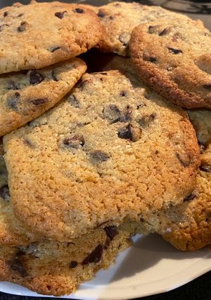 Une photo de 😜 Cookies aux pépites de chocolat au lait