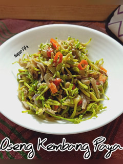 Foto resep Oseng Kembang Pepaya (resep simple)
