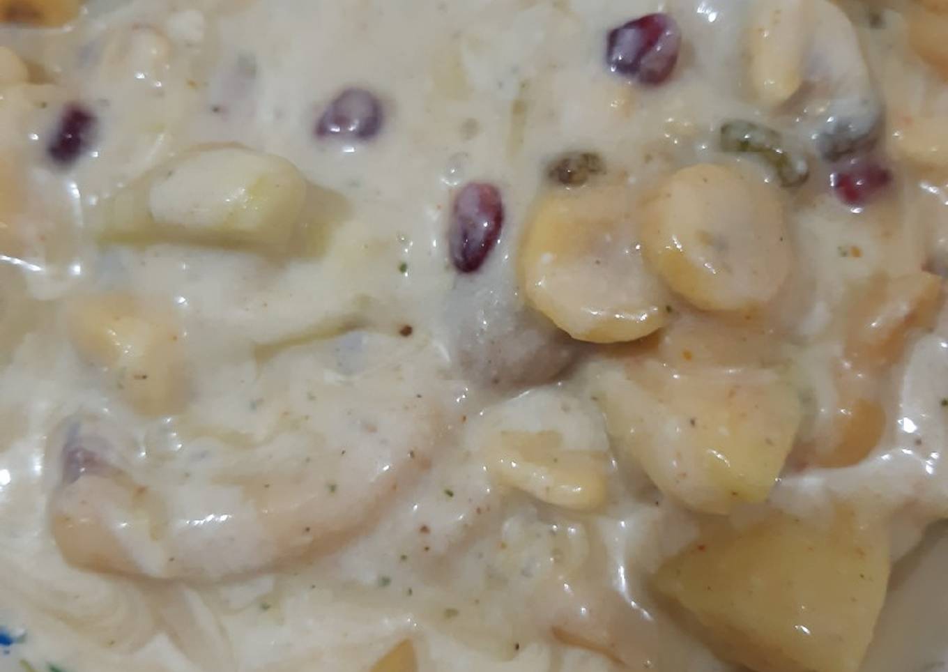 Creamy chaat