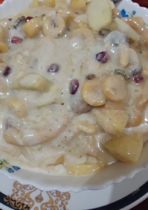 A picture of Creamy chaat.