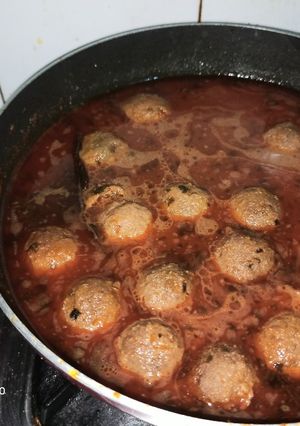 A picture of Kacche Kele Ke Kofte.