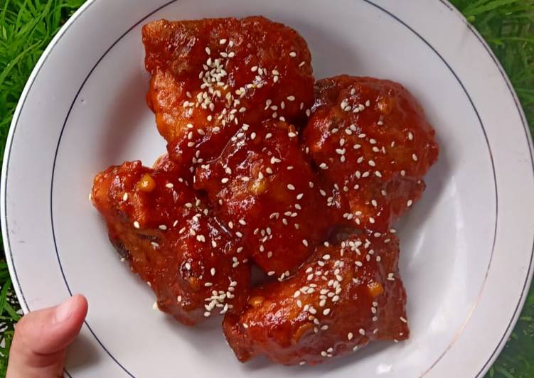 Cara Gampang Menyiapkan 7. Korean Honey Chicken yang Bikin Ngiler