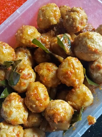 Langkah Gampang Menyiapkan Resep Bakso / Pentol Mercon yang Bikin Ngiler Anti Ribet, Sempurna