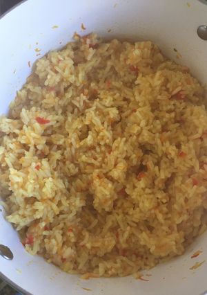 Una foto de Arroz con verduras
