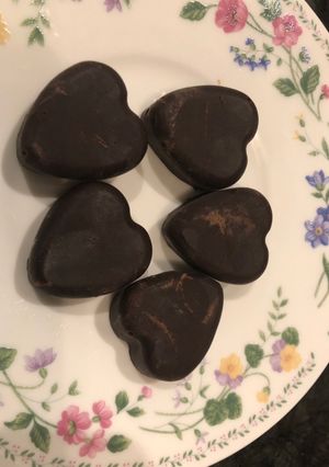 A picture of Vegan coconut chocolate.