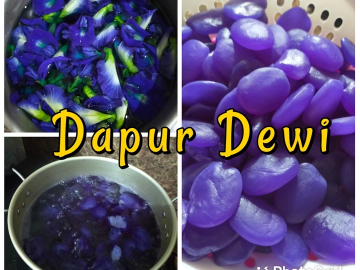 Langkah Gampang Membikin Resep Manisan Kolang Kaling Bunga Telang yang Bisa Manjain Lidah Anti Ribet, Lezat Sekali