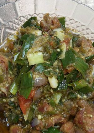 Foto resep Ayam Sambal Ijo Simple (No MSG)