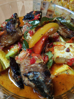 Foto resep Ikan Tuna Asap Tahu Pete Pedes