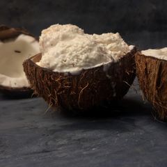 A picture of Coconut ice cream.