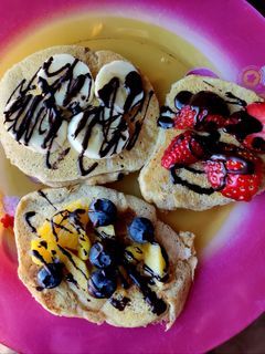 Una foto de Tortitas esponjosas para 2 días ✌🏼