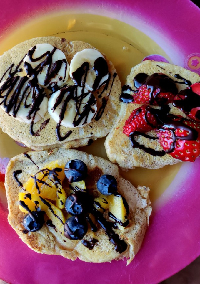 Una foto de Tortitas esponjosas para 2 días ✌🏼