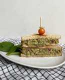Sandwich de atún saludable
