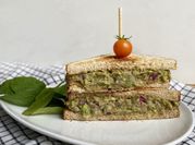 Una foto de sandwich saludable