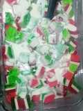 Gelatina tricolor con crema