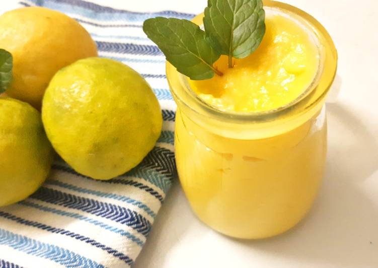 Lemon Curd no sugar, eggless