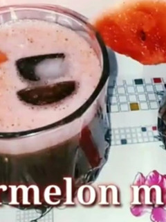 A picture of Watermelon mojito.