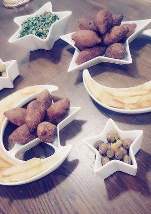 صورة لوصفة الكبه المقليه 😍