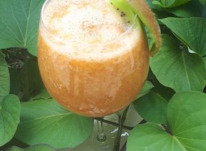 Foto de Batido de papaia e kiwi