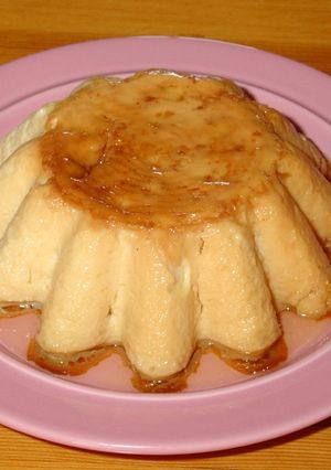 Una foto de Flan de huevo