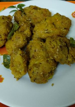 A picture of Steamed muthiya.