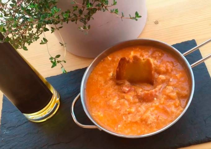 Steps to Prepare Homemade Garlic soup
