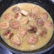 Albóndigas en salsa rubia