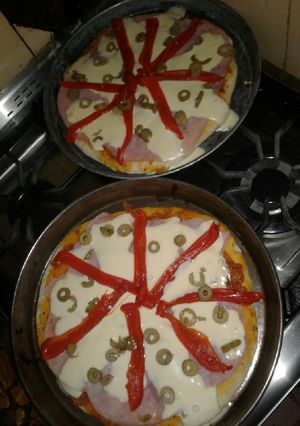 Una foto de Pizzas caseras