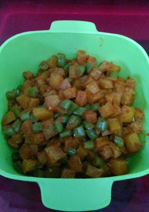 Foto resep Sambel goreng kentang buncis