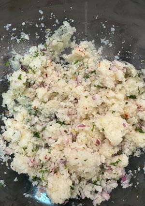 Una foto de Falso arroz de coliflor