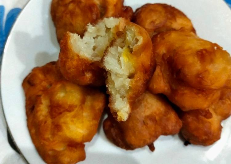 Pisang Goreng Gumpal (Gegodoh Pisang Banjar)