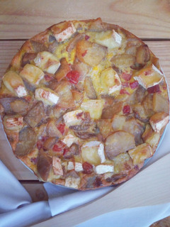 Una foto de Pastel de patatas a lo pobre y jamón serrano #Recetasdefindemes