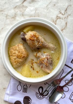 Foto resep Opor Ayam Kuah Putih