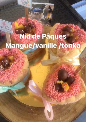 Une photo de Charlotte nid de Pâques