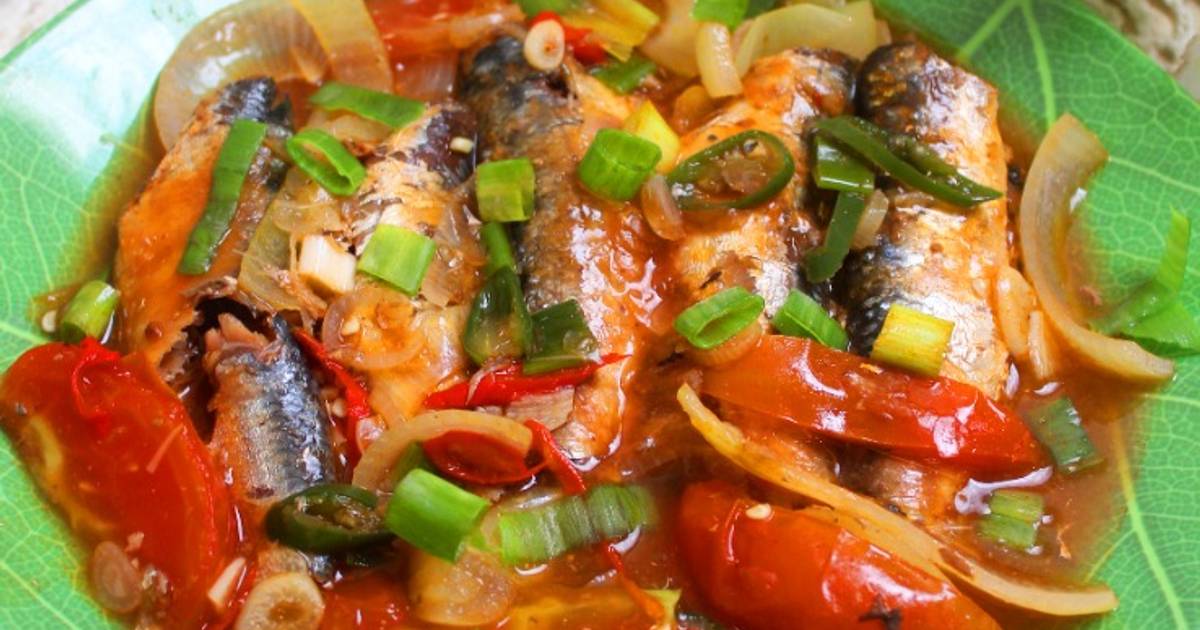 Resep Tumis Sarden Tomat Tanpa Minyak (Diet) oleh Cooking With Dinda