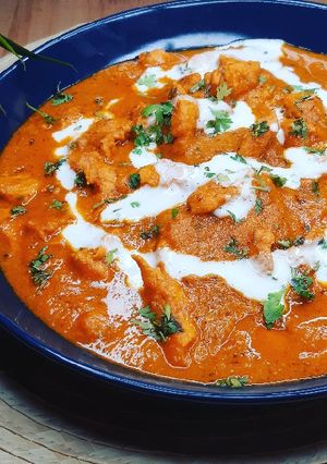 A picture of Butter Chicken (Restaurant style).