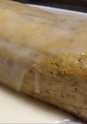 Una foto de Budín vegano de naranja