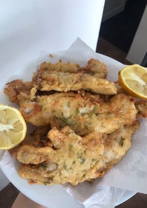 Una foto de Pescado a la marinera ☺️💕