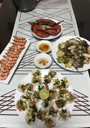 Hình của món Mực xào dưa chua.