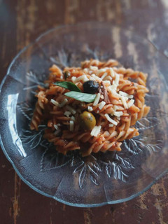 Una foto de Pasta a la puttanesca by Eu