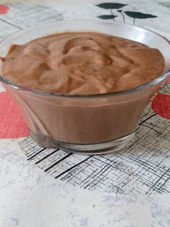 Una foto de Helado de chocolate saludable (Con solo dos ingredientes)