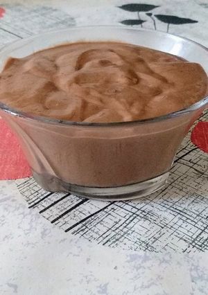 Una foto de Helado de chocolate saludable (Con solo dos ingredientes)