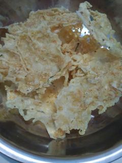 Foto resep Peyek rebon tanpa santan