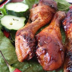 A picture of Teriyaki Marinated Baked Chicken.