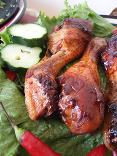 A picture of Teriyaki Marinated Baked Chicken.