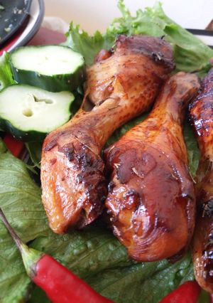 A picture of Teriyaki Marinated Baked Chicken.