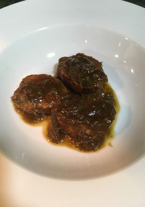 Una foto de Solomillo de cerdo al Pedro Ximénez