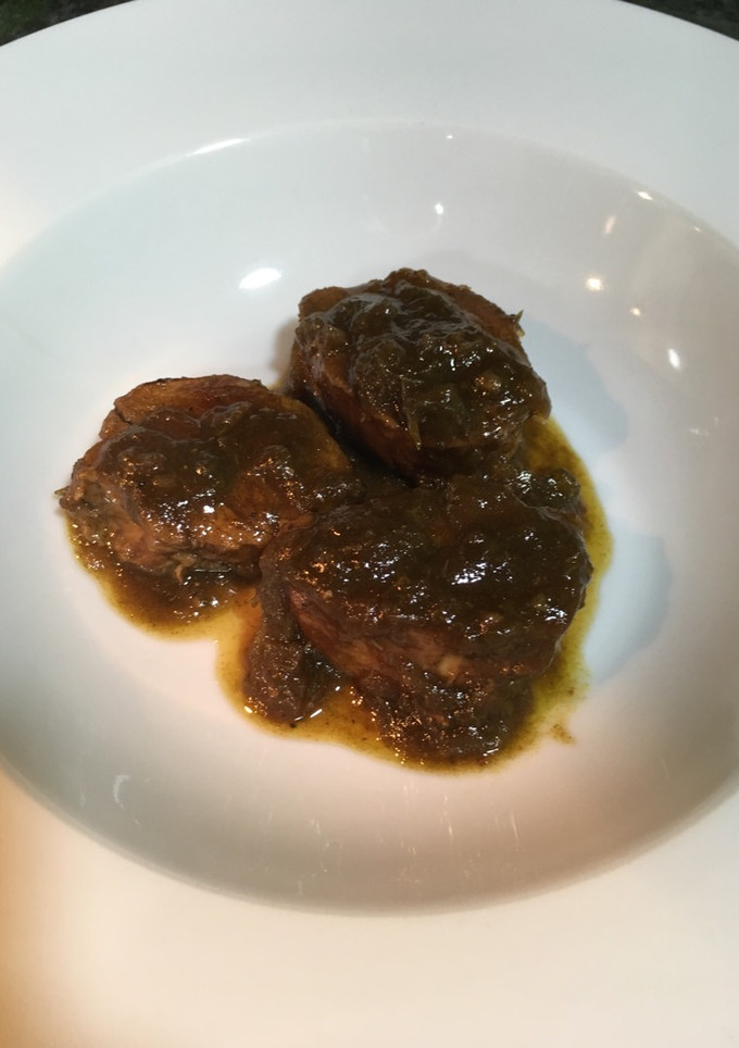 Una foto de Solomillo de cerdo al Pedro Ximénez