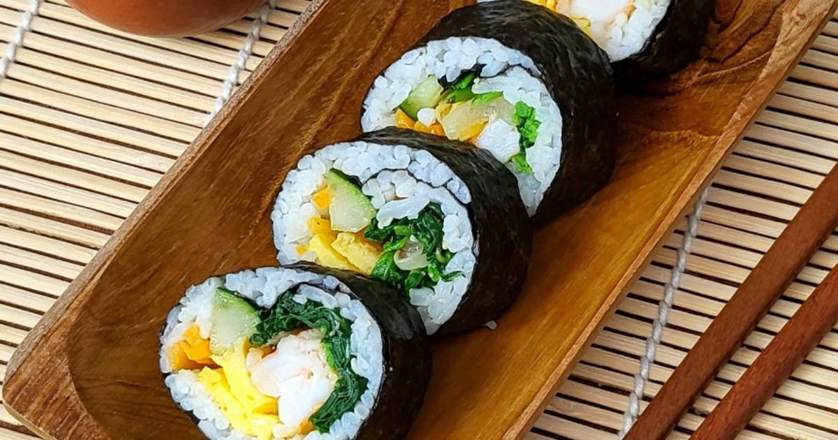 35 Resep Kimbab Korea Asli Enak Dan Mudah Cookpad 3521